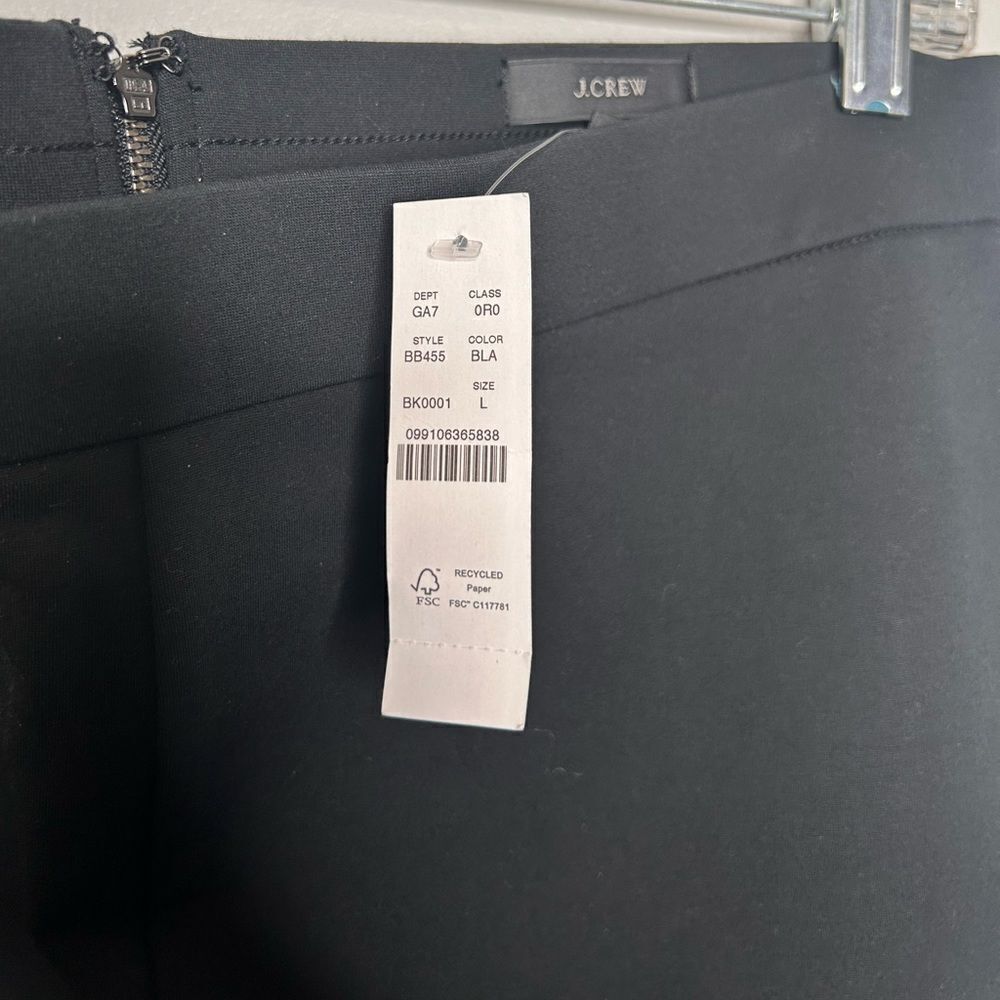 J.Crew Split-Hem Pixie Pant In Stretch Ponte Nwt - image 2